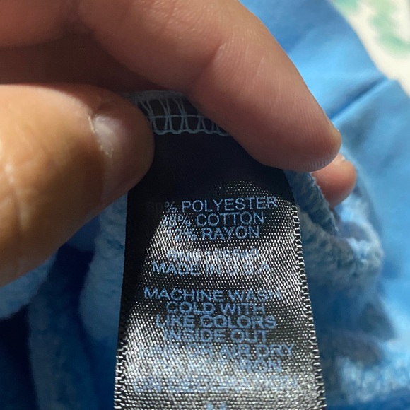 Aviator Nation Blue Pullover Sweatshirt Rainbow Size Medium‎ FLAWED - Picture 11 of 11